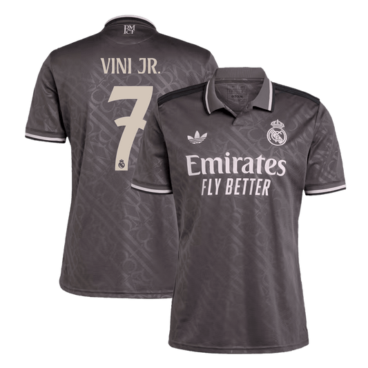 VINI JR. #7 Real Madrid Third Away soccer jersey 2024/25