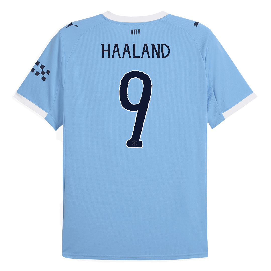 Manchester City Jersey Custom HAALAND #9 Soccer Jersey Home 2025/26 Club World Cup