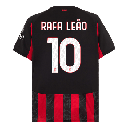 AC Milan Jersey Custom RAFA LEÃO #10 Soccer Jersey Home 2025/26