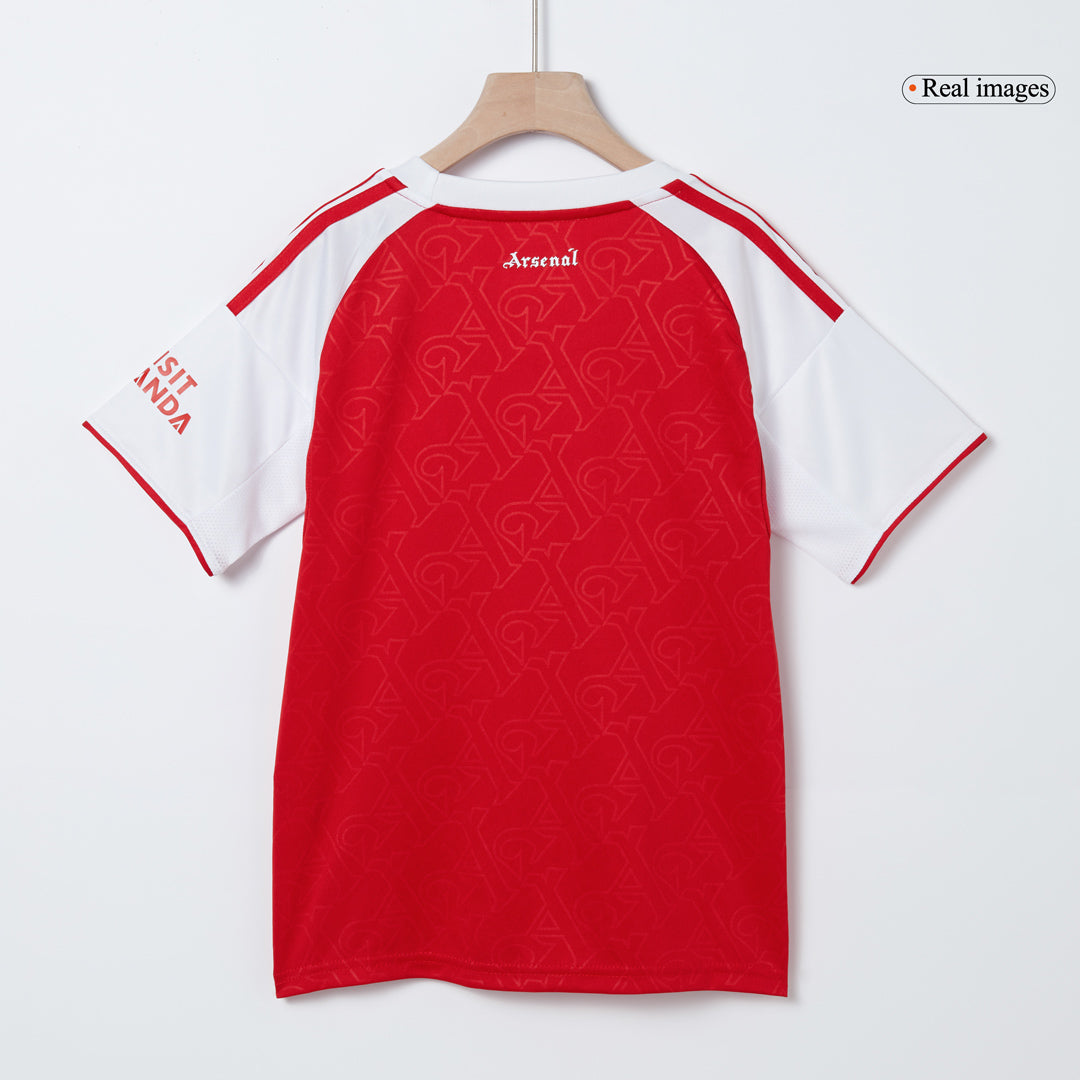 Kids Arsenal Custom Home Soccer Kits 2025/26