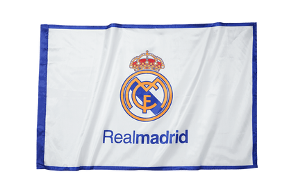 Real Madrid Team Flag White