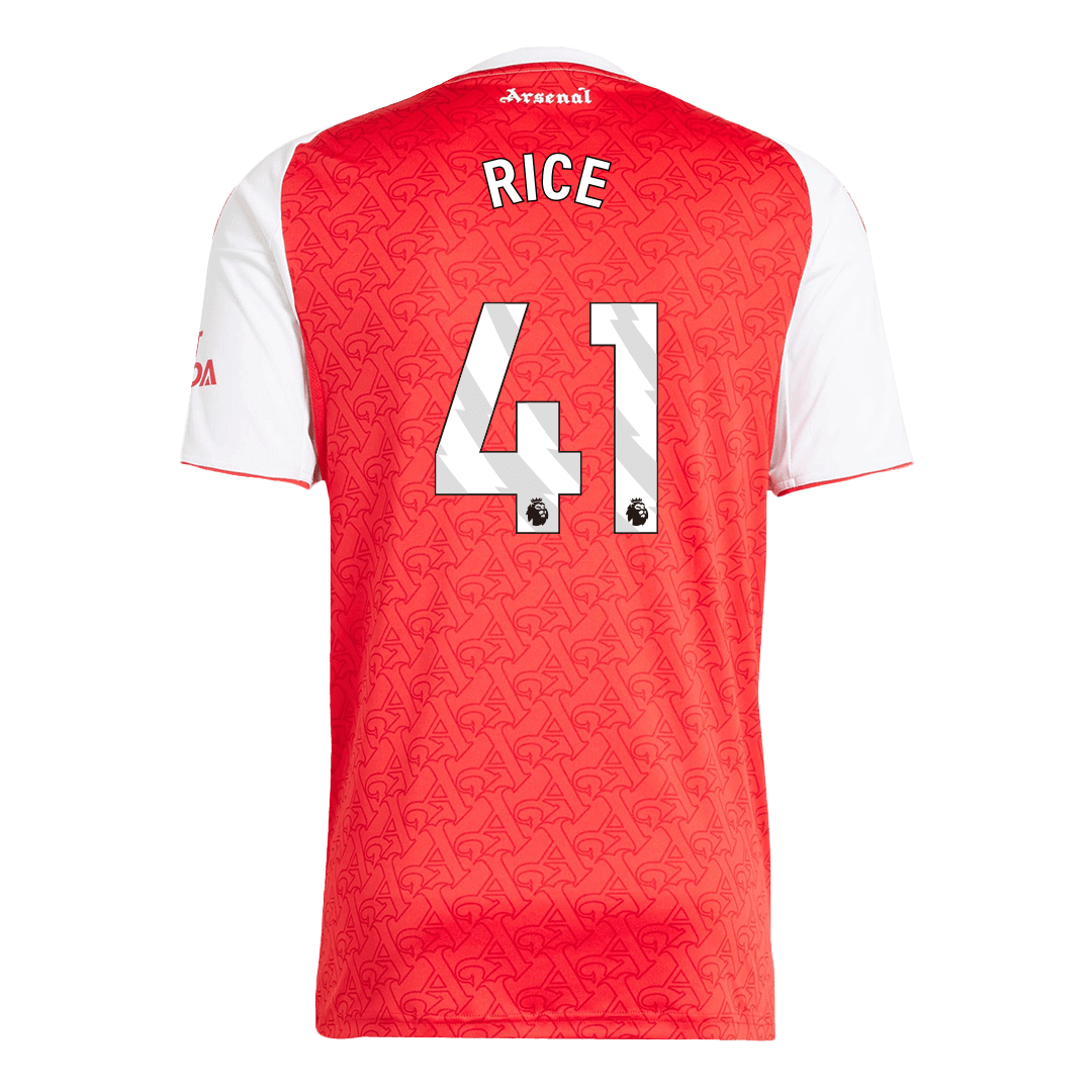 Arsenal Jersey Custom RICE #41 Soccer Jersey Home 2025/26