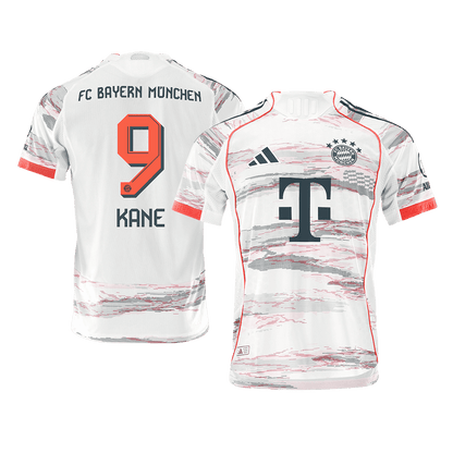 Player Version Bayern Munich Jersey Custom KANE #9 Soccer Jersey Away 2025/26