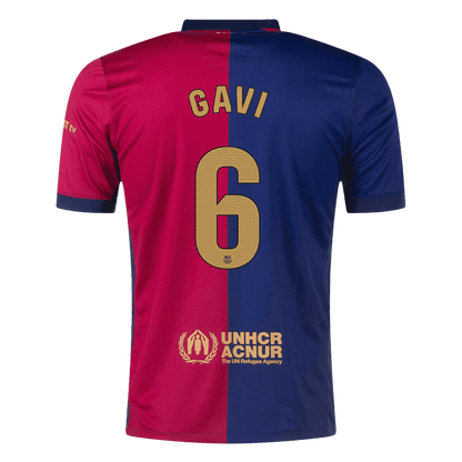 GAVI #6 Barcelona Home soccer jersey 2024/25