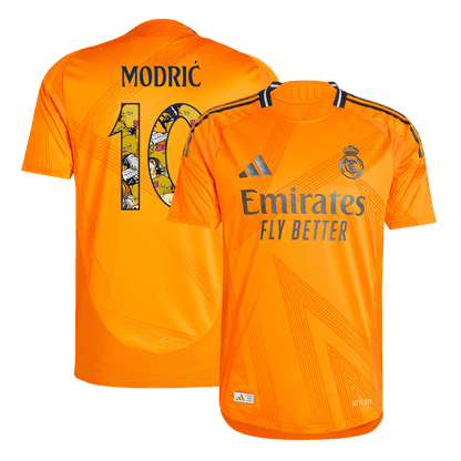 Player Version Real Madrid Jersey Custom MODRIĆ #10 Soccer Jersey Away 2024/25 Bear Champ Font