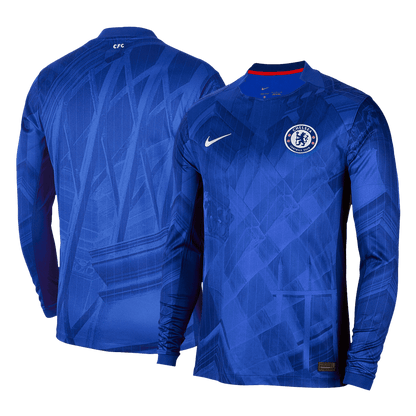 Chelsea Long Sleeve Jersey Home Football Shirt 2025/26