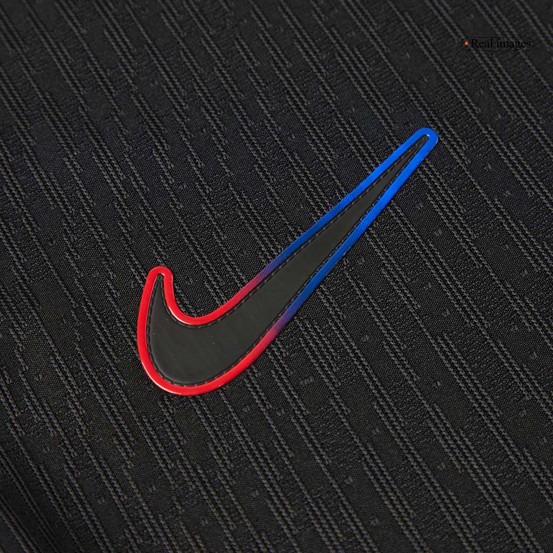 Player Version Barcelona Jersey Custom RAPHINHA #11 Soccer Jersey Away 2024/25 - UCL (Spotify Logo Without Text)