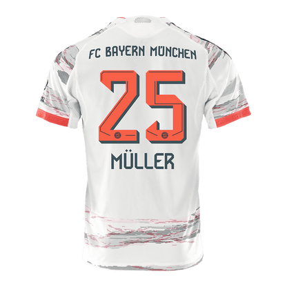 Player Version Bayern Munich Jersey Custom MÜLLER #25 Soccer Jersey Away 2025/26