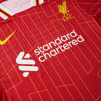 Player Version Liverpool Jersey Custom CHAMPIONS #20 Soccer Jersey Home 2024/25