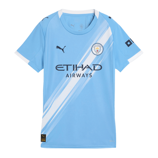 Manchester City Soccer Jersey Home Women Custom Shirt 2025/26
