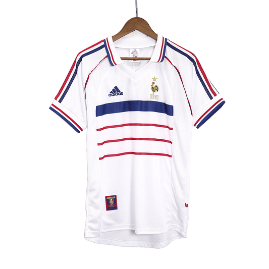 Retro 1998 France Away Soccer Jersey