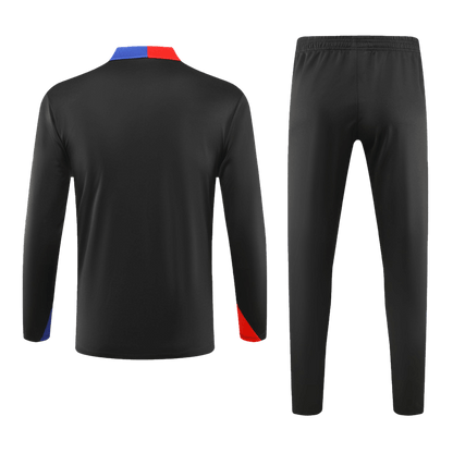 Barcelona Zipper Sweatshirt Kit(Top+Pants) 2024/25