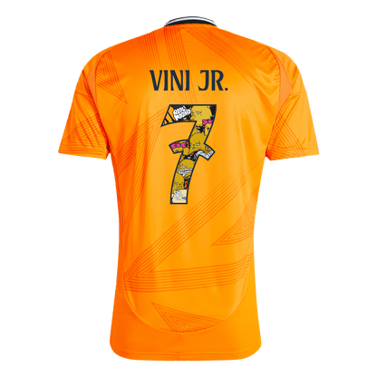 VINI JR. #7 Real Madrid Away soccer jersey 2024/25 - Bear Champ Font