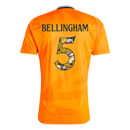 BELLINGHAM #5 Real Madrid Away soccer jersey 2024/25 - Bear Champ Font