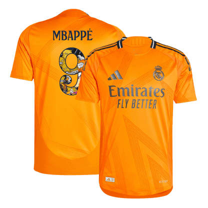 Player Version Real Madrid Jersey Custom MBAPPÉ #9 Soccer Jersey Away 2024/25 Bear Champ Font