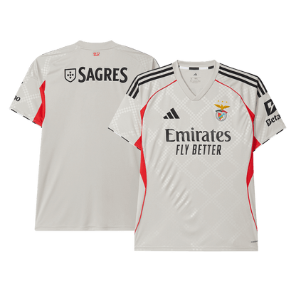 Benfica Jersey Custom Soccer Jersey Away 2025/26