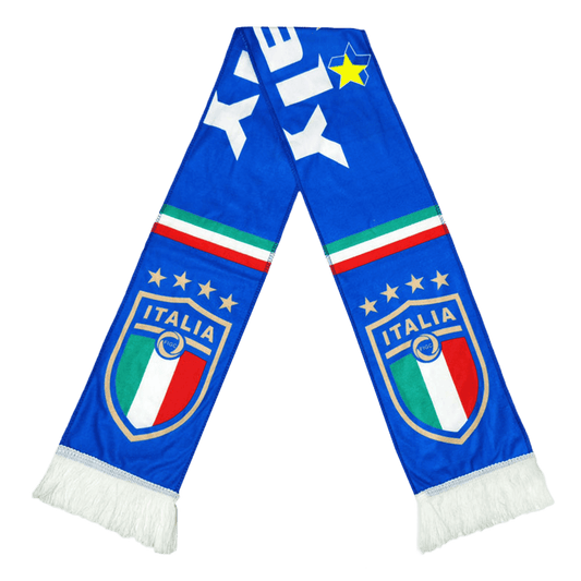 Italy Soccer Scarf Blue