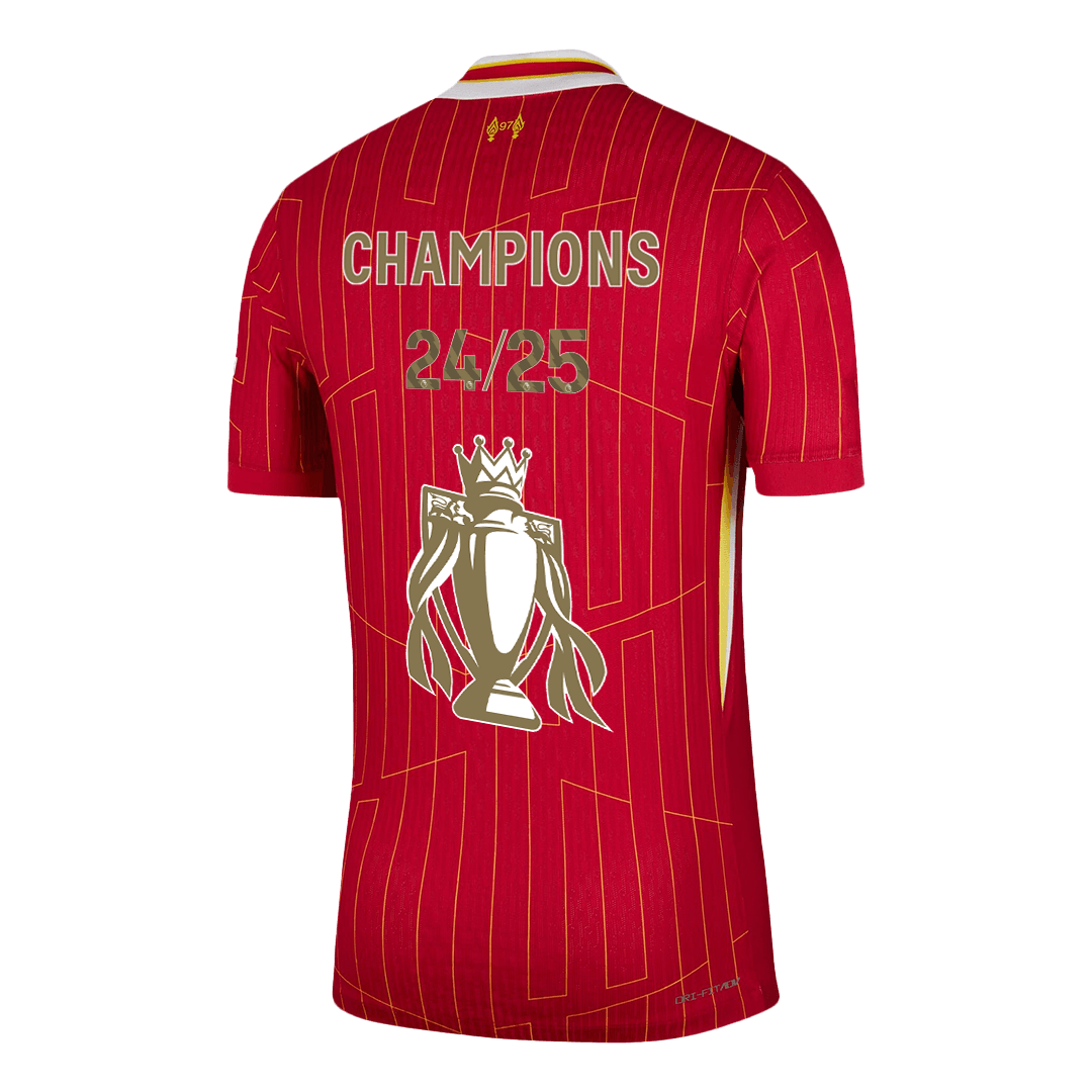 Player Version Liverpool CHAMPIONS 24/25 Jersey Custom Soccer Jersey Home 2024/25