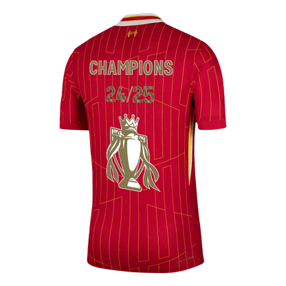 Player Version Liverpool CHAMPIONS 24/25 Jersey Custom Soccer Jersey Home 2024/25