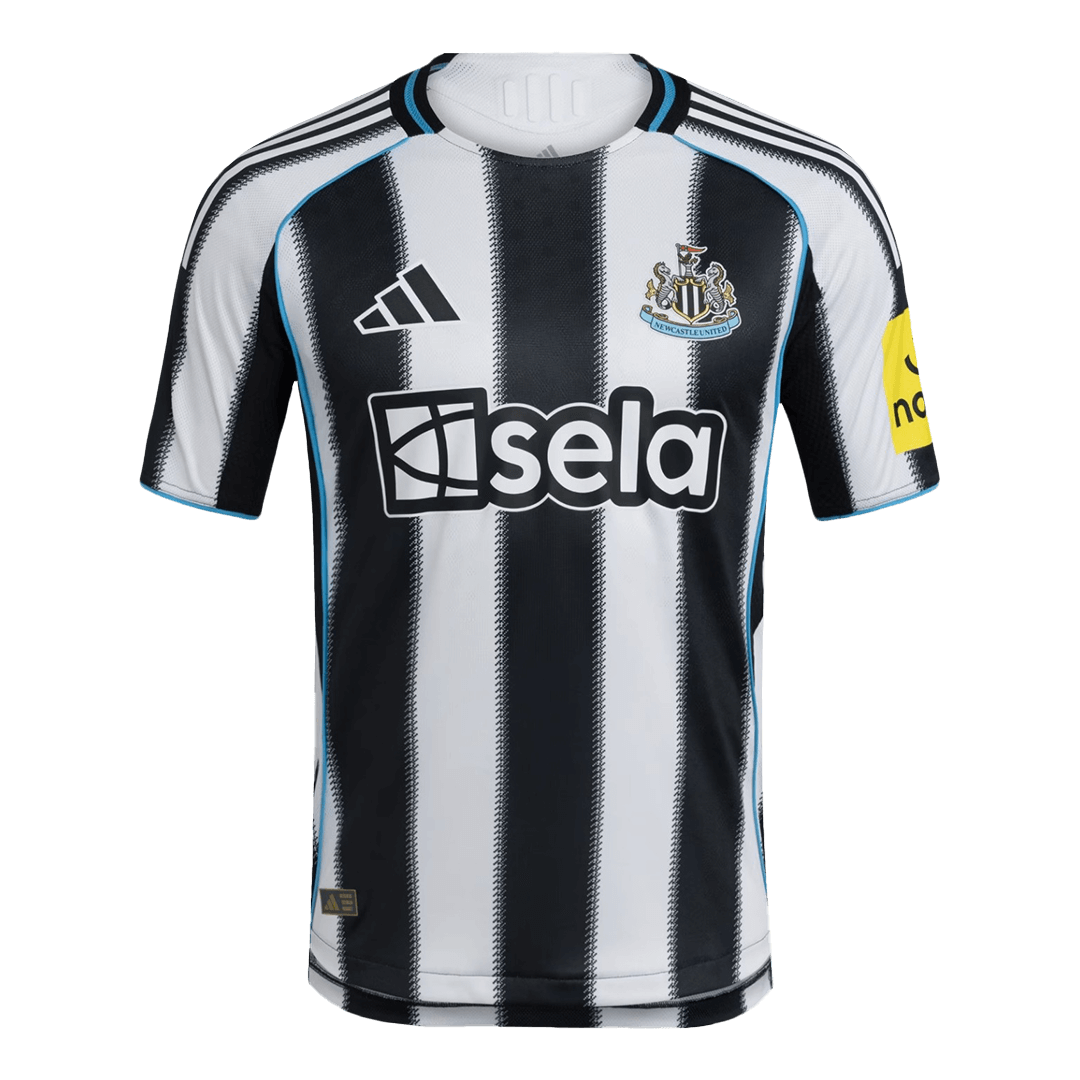 Player Version Newcastle United Jersey Custom Soccer Jersey Home 2025/26