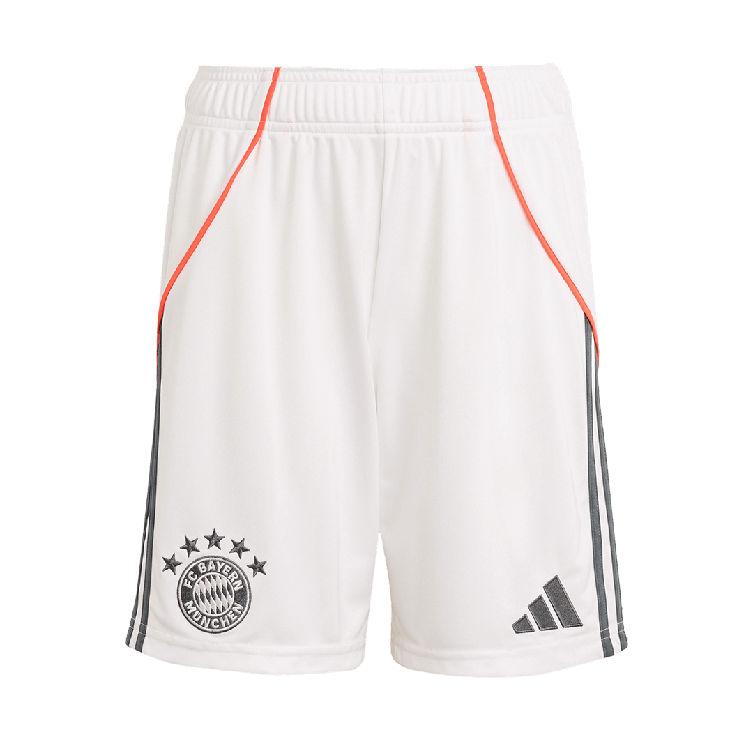 Bayern Munich Away Soccer Shorts 2025/26 White