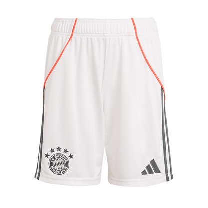 Bayern Munich Away Soccer Shorts 2025/26 White