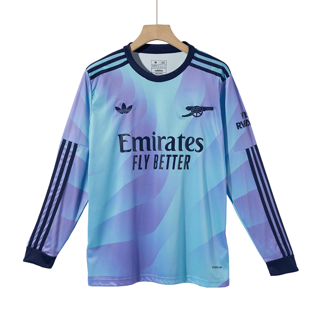 Arsenal Third Away Long Sleeve Soccer Jersey 2024/25