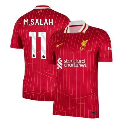 M.SALAH #11 Liverpool Home soccer jersey 2024/25