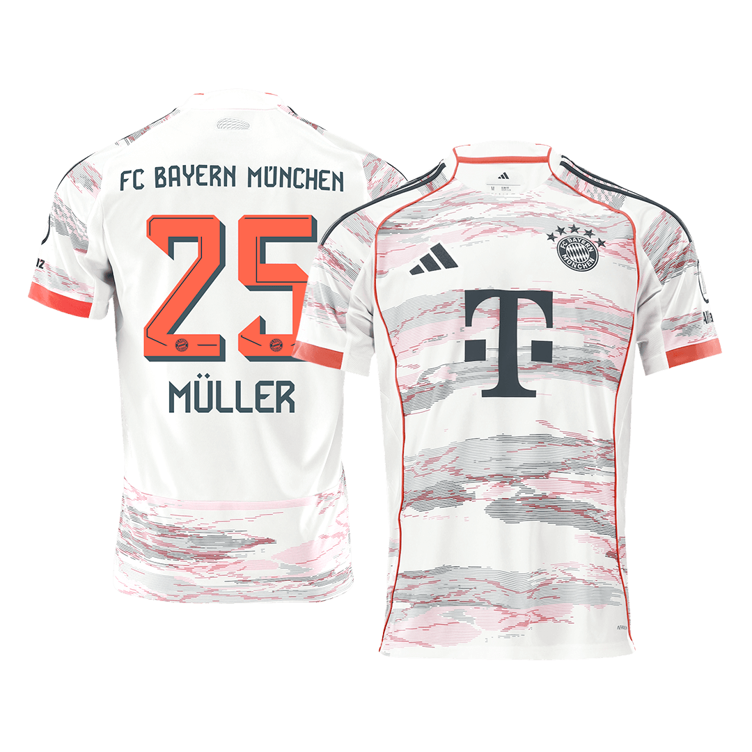 Bayern Munich Jersey Custom MÜLLER #25 Soccer Jersey Away 2025/26