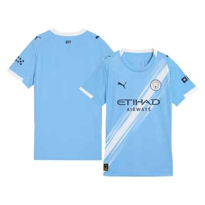 Manchester City Soccer Jersey Home Women Custom Shirt 2025/26