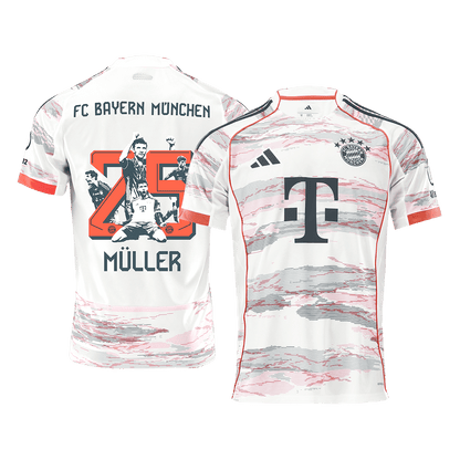 Bayern Munich Jersey Custom MÜLLER Special #25 Soccer Jersey Away 2025/26