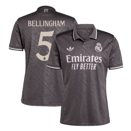 BELLINGHAM #5 Real Madrid Third Away soccer jersey 2024/25