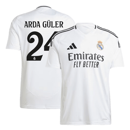 Real Madrid soccer jersey ARDA G¡§1ler #24 Home 2024/25