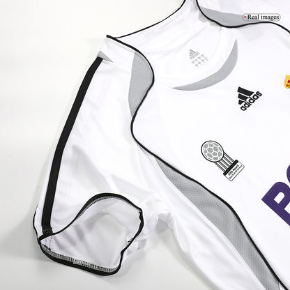 Real Madrid Retro Jersey Custom BECKHAM #23 Soccer Jersey Home 2006/07