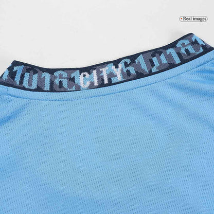 DE BRUYNE #17 Manchester City Home soccer jersey 2024/25 - UCL