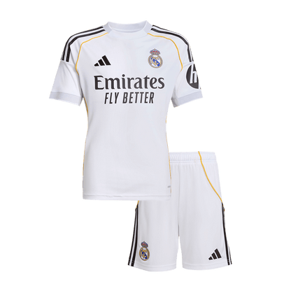 Kids Real Madrid Custom Home Soccer Kits 2025/26