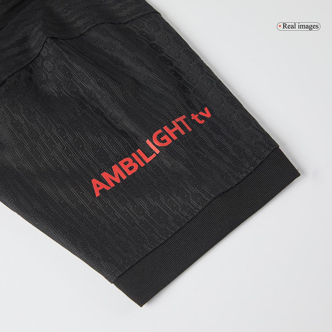 Player Version Barcelona Jersey Custom RAPHINHA #11 Soccer Jersey Away 2024/25 - UCL (Spotify Logo Without Text)