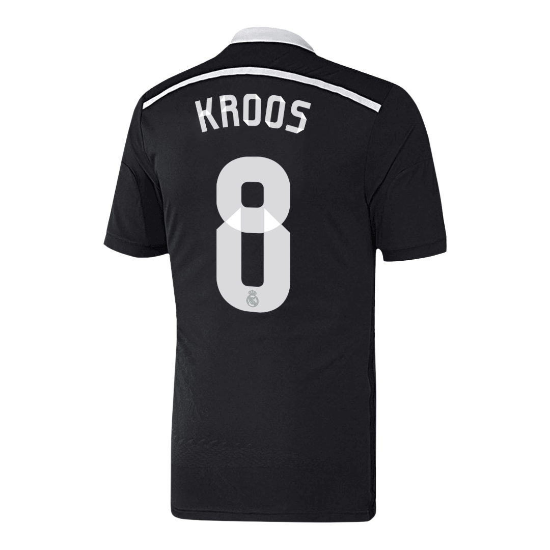 Real Madrid Retro Jersey Custom KROOS #8 Soccer Jersey Third Away 2014/15