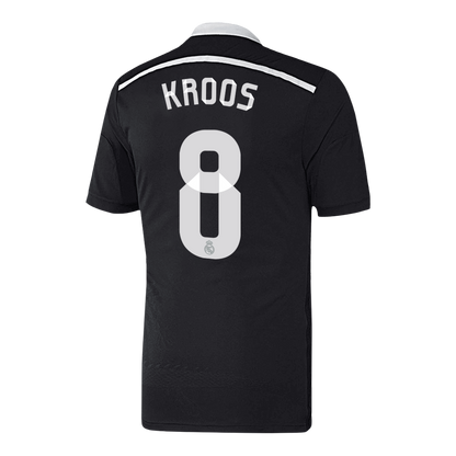 Real Madrid Retro Jersey Custom KROOS #8 Soccer Jersey Third Away 2014/15