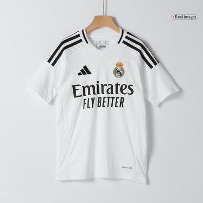 Kid's Real Madrid Home Soccer Jersey Kit (Shirt+Shorts) 2024/25