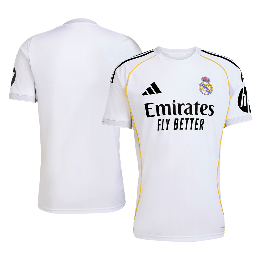 Real Madrid Jersey Custom Soccer Jersey Home 2025/26