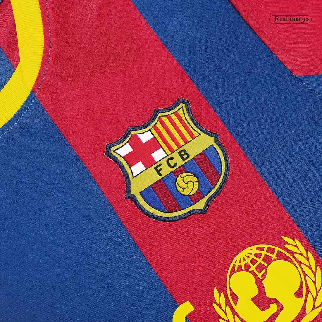 Barcelona Retro Jersey Custom MESSI #10 Soccer Jersey Home 2010/11