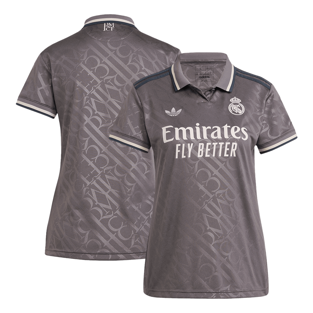 Real Madrid Soccer Jersey Third Away Women Custom Shirt 2024/25