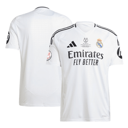 Real Madrid Jersey Custom Soccer Jersey Home 2024/25 Copa del Rey Final