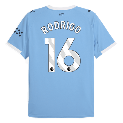 Manchester City Jersey Custom RODRIGO #16 Soccer Jersey Home 2025/26