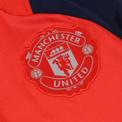 Manchester United Zipper Sweatshirt Kit(Top+Pants) 2024/25