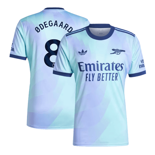 Ødegaard #8 Arsenal Third Away Soccer Jersey 2024/25