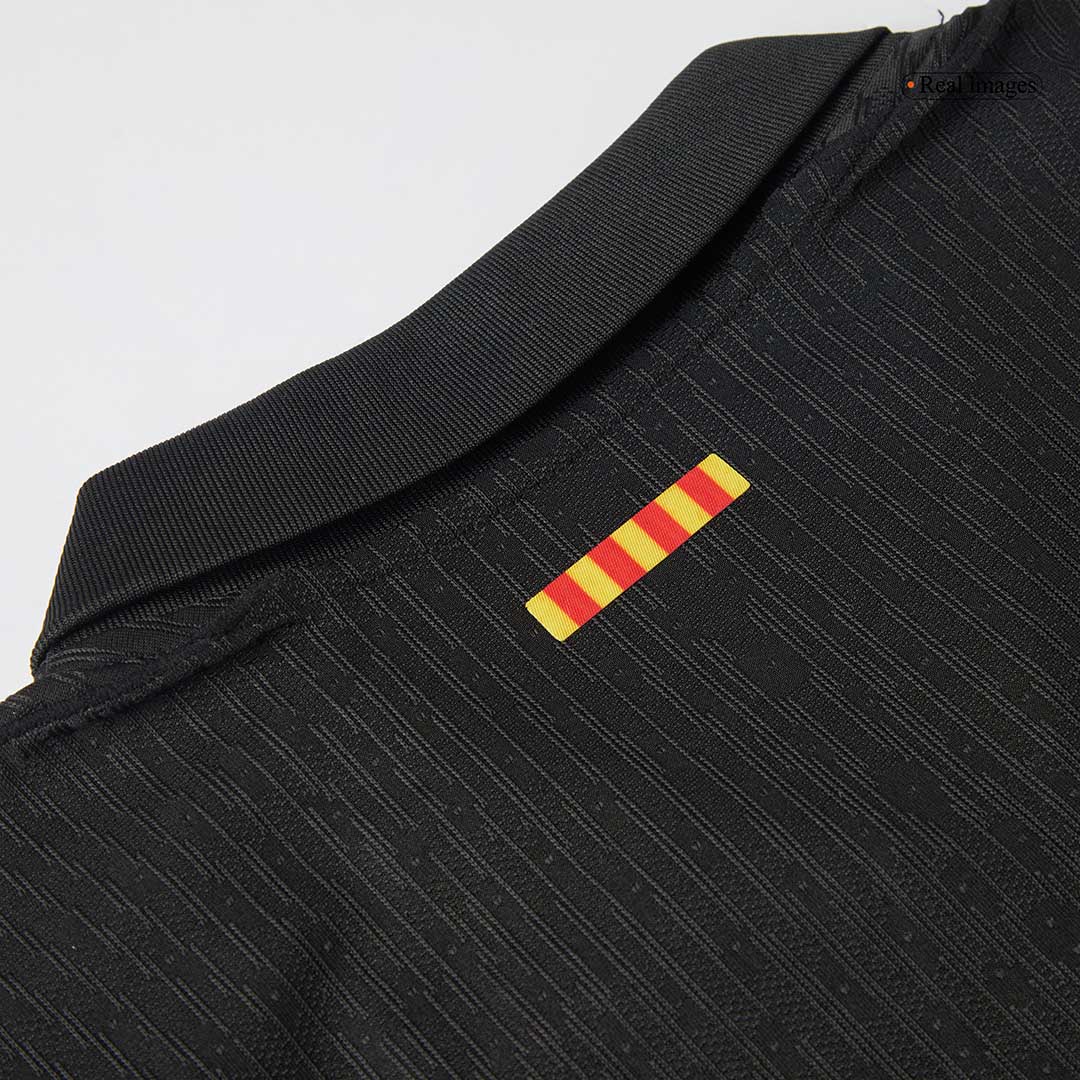 Player Version Barcelona Jersey Custom RAPHINHA #11 Soccer Jersey Away 2024/25 - UCL (Old Sponsor)