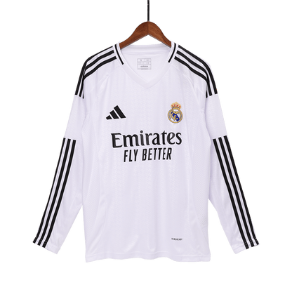 Real Madrid Home Long Sleeve soccer jersey 2024/25