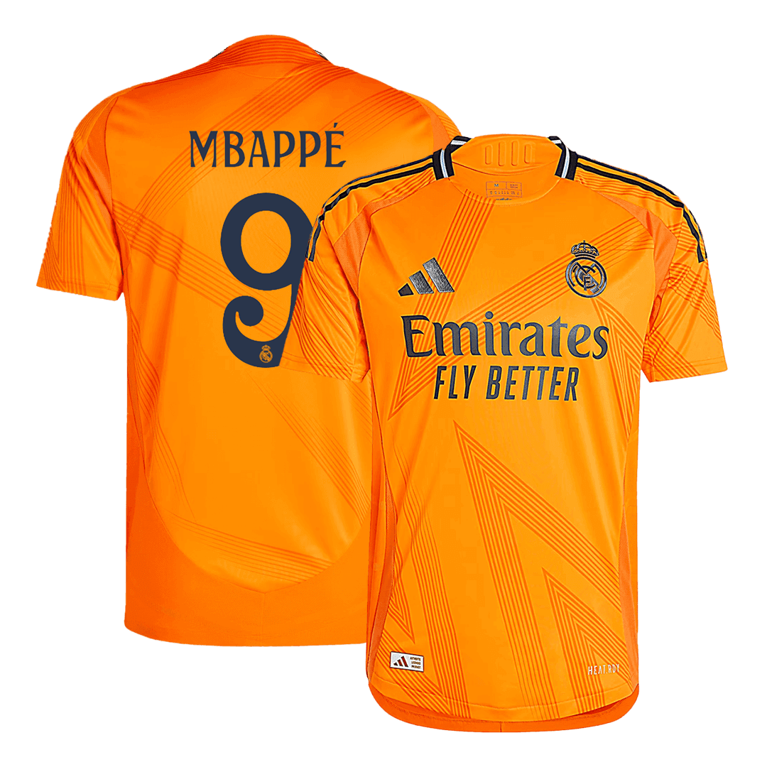 Player Version Real Madrid Jersey Custom MBAPPÉ #9 Soccer Jersey Away 2024/25